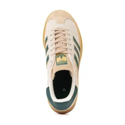 Womens adidas Gazelle Bold Athletic Shoe - Cream White / Collegiate Green / Magic Beige