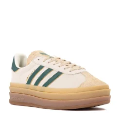 Womens adidas Gazelle Bold Athletic Shoe - Cream White / Collegiate Green / Magic Beige