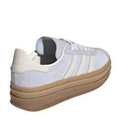 Womens adidas Gazelle Bold Athletic Shoe - Crystal Sky / Chalk Pearl / Ice Gold Metallic