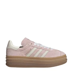 Womens adidas Gazelle Bold Athletic Shoe - Sandy Pink / Off White / Copper Metallic