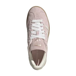 Womens adidas Gazelle Bold Athletic Shoe - Sandy Pink / Off White / Copper Metallic