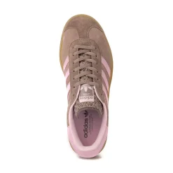 Womens adidas Gazelle Bold Athletic Shoe - Trace Brown / Clear Pink / Earth Strata