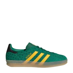 Womens adidas Gazelle Indoor Athletic Shoe - Bold Green / EQT Yellow / Gum