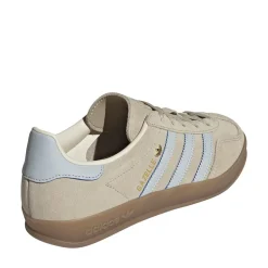 Womens adidas Gazelle Indoor Athletic Shoe - Wonder Beige / Halo Blue / Gum