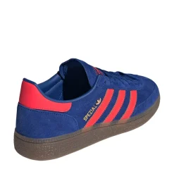 Womens adidas Handball Spezial Athletic Shoe - Collegiate Royal / Solar Red / Gold Metallic