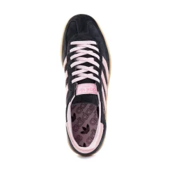 Womens adidas Handball Spezial Athletic Shoe - Core Black / Clear Pink / Gum