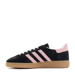 Womens adidas Handball Spezial Athletic Shoe - Core Black / Clear Pink / Gum