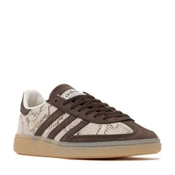 Womens adidas Handball Spezial Athletic Shoe - Cream White / Dark Brown / Gold Metallic