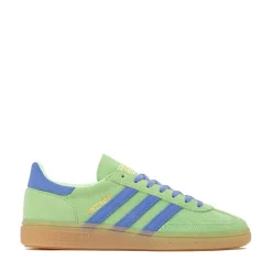 Womens adidas Handball Spezial Athletic Shoe - Lime Burst / Blue Fusion / Gum