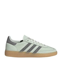 Womens adidas Handball Spezial Athletic Shoe - Linen Green / Grey Four / Off White