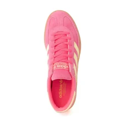 Womens adidas Handball Spezial Athletic Shoe - Lucid Pink / Almost Yellow / Gold Metallic