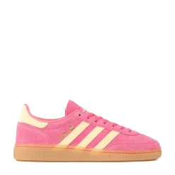 Womens adidas Handball Spezial Athletic Shoe - Lucid Pink / Almost Yellow / Gold Metallic
