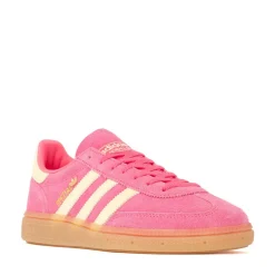 Womens adidas Handball Spezial Athletic Shoe - Lucid Pink / Almost Yellow / Gold Metallic