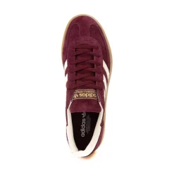 Womens adidas Handball Spezial Athletic Shoe - Maroon / Cream White / Gold Metallic