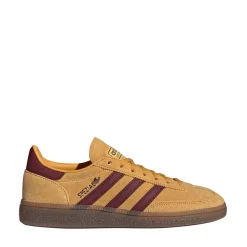 Womens adidas Handball Spezial Athletic Shoe - Preloved Yellow / Shadow Red / Gold Metallic