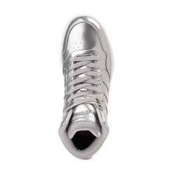 Womens adidas Hoops Mid 3.0 Athletic Shoe - Silver