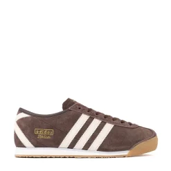 Womens adidas Italia '70s Athletic Shoe - Dark Brown / Alumina / Gold Metallic