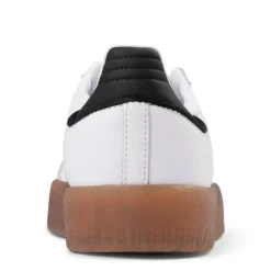 Womens adidas Sambae Athletic Shoe - White / Core Black / Gold Metallic