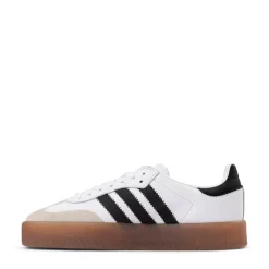 Womens adidas Sambae Athletic Shoe - White / Core Black / Gold Metallic