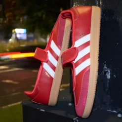 Womens adidas Samba Jane Athletic Shoe - Better Scarlet / Team Victory Red / Gum