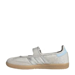 Womens adidas Samba Jane Athletic Shoe - Chalk Pearl / Silver Metallic / Chalk White