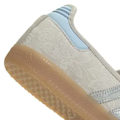 Womens adidas Samba Jane Athletic Shoe - Chalk Pearl / Silver Metallic / Chalk White