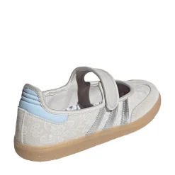Womens adidas Samba Jane Athletic Shoe - Chalk Pearl / Silver Metallic / Chalk White