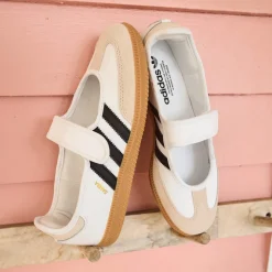 Womens adidas Samba Jane Athletic Shoe - Cloud White / Alumina / Core Black