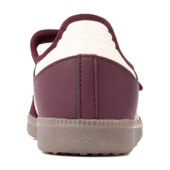 Womens adidas Samba Jane Athletic Shoe - Maroon / Cream White / Gold Metallic