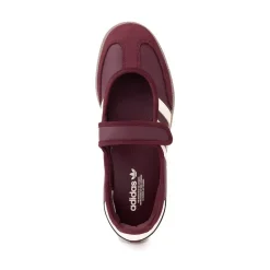 Womens adidas Samba Jane Athletic Shoe - Maroon / Cream White / Gold Metallic