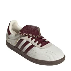 Womens adidas Samba LT Athletic Shoe - Cream White / Maroon / Gold Metallic