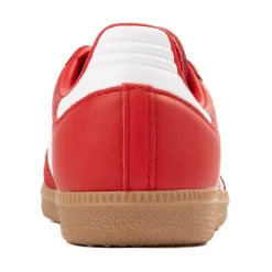 Womens adidas Samba OG Athletic Shoe - Better Scarlet / Cloud White / Gold Metallic