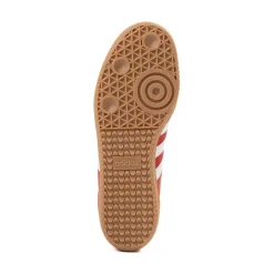 Womens adidas Samba OG Athletic Shoe - Better Scarlet / Cloud White / Gold Metallic
