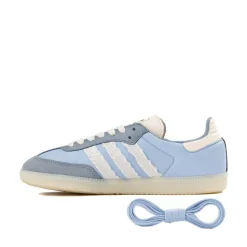 Womens adidas Samba OG Athletic Shoe - Clear Sky / Tactile Blue / Off White