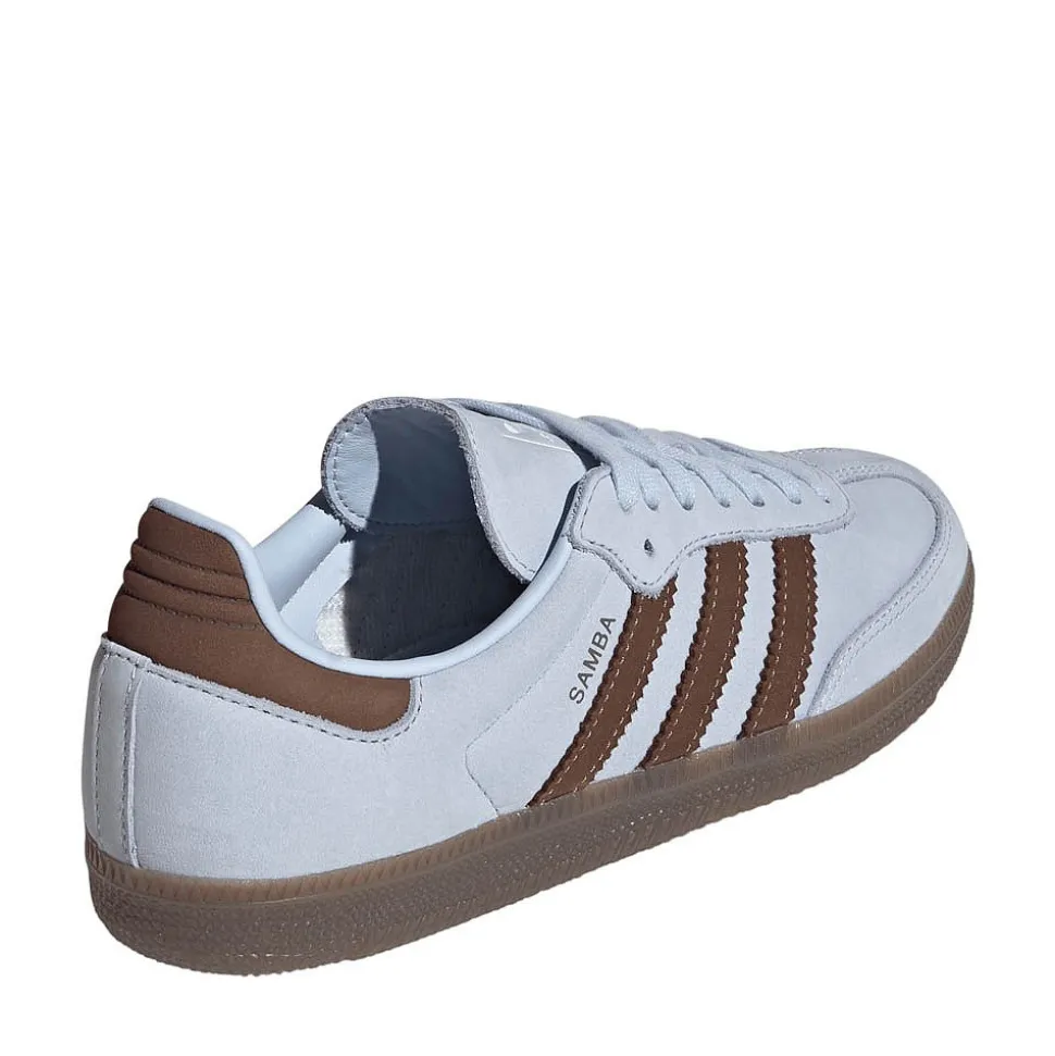 Womens adidas Samba OG Athletic Shoe - Crystal Sky / Earth Strata / Cloud White