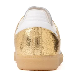 Womens adidas Samba OG Athletic Shoe - Gold Metallic / White / Core White