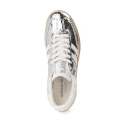 Womens adidas Samba OG Athletic Shoe - Silver Metallic / White / Core White
