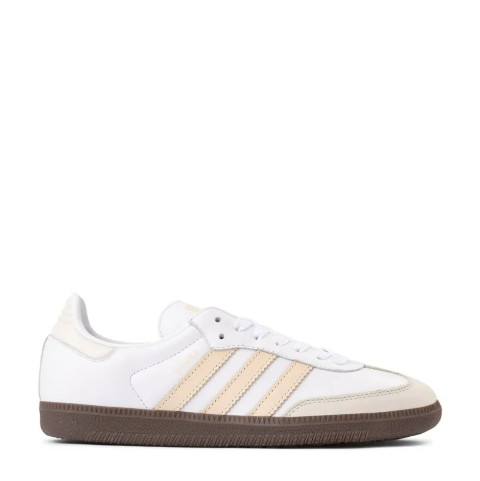 Womens adidas Samba OG Athletic Shoe - White / Sand Strata / Off White