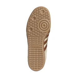 Womens adidas Samba OG Athletic Shoe - Wonder White / Dusky Bronze / Gold Metallic