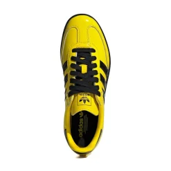 Womens adidas Samba OG Athletic Shoe - Yellow / Core Black / Silver Metallic
