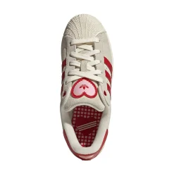 Womens adidas Superstar II Athletic Shoe - Cream White / Better Scarlet / Sandy Pink