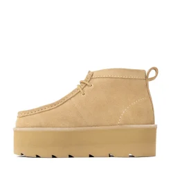 Womens Clarks Meare Elevated Walla Boot - Maple