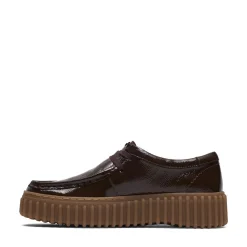 Womens Clarks Torhill Bee Casual Shoe - Brown Patent