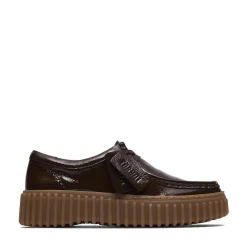 Womens Clarks Torhill Bee Casual Shoe - Brown Patent