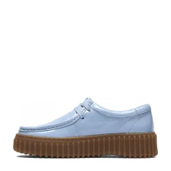 Womens Clarks Torhill Bee Casual Shoe - Light Blue Patent