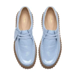 Womens Clarks Torhill Bee Casual Shoe - Light Blue Patent