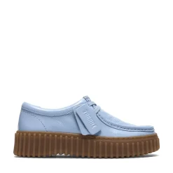 Womens Clarks Torhill Bee Casual Shoe - Light Blue Patent