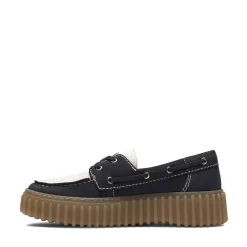 Womens Clarks Torhill Boat Shoe - Navy
