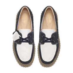 Womens Clarks Torhill Boat Shoe - Navy