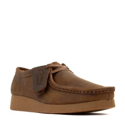 Womens Clarks Wallabee EVO LO Casual Shoe - Beeswax